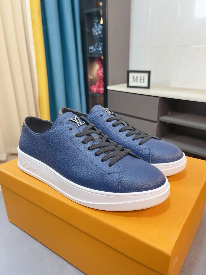 Men's shoes💰440🌹🌹[LV]🌹High-end brand of men's shoes: official website 1:1 latest masterpiece: the upper is made of Italian imported first-layer cowhide with special materials➕made of full genuine leather lining🔥, making walking more convenient and comfortable! Exclusive new style, stunning work [color]! Create a fashionable personality to set off your uniqueness! A must-have for trendy men! Classic🔥Number: 38-44